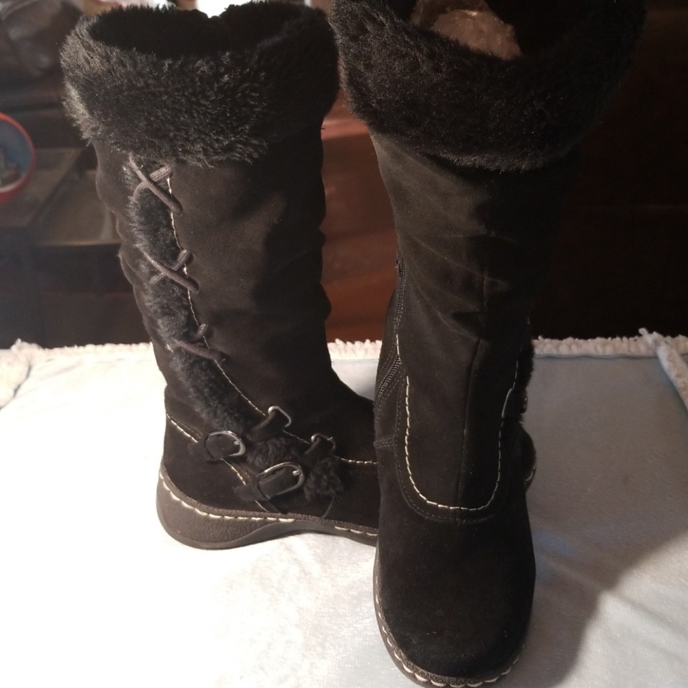 Baretrap Faux Fur Lined Boot sz 7.5